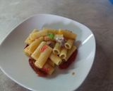 Foto del passaggio 2 della ricetta The new pasta al pomodoro with basil