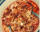 Foto langkah ke 7 dari resep Mie Instant Telur Tomat.