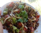Foto del paso 4 de la receta: Ensalada completa de Lenteja, Carne y más