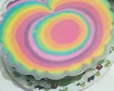 Foto langkah ke 4 dari resep Pudding Roti Rainbow.
