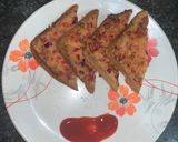 ब्रेड पिज़्ज़ा (bread pizza recipe in Hindi) रेसिपी चरण 3 फोटो