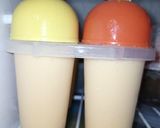 A picture of step 3 of Cardamom Mango Popsicles.