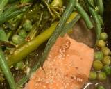Salmon and Miso broth with green veg - a super easy weekday dinner recipe step 5 photo
