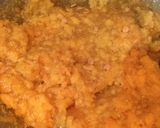 A picture of step 7 of Moong Dal Halwa.