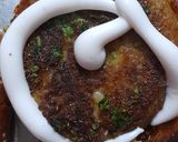 A picture of step 7 of Tawa Veg Tikki Burger.