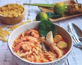 Gambar langkah 4 resipi Fusilli Tom Yum Goong.