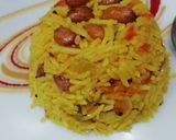 A picture of step 6 of Peanut Rice.