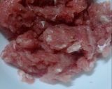 Hình bước làm 1 của món Thịt bọc trứng cút chiên xù