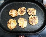 รูปขั้นตอนการทำที่ 4 ของ กล้วยจี่(Cranberry Banana Dollar Pancake) #ปาร์ตี้ของว่าง
