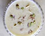A picture of step 8 of Rice kheer.