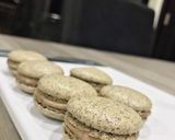 Foto langkah ke 9 dari resep OREO FRENCH OAT MACARON with TIRAMISU BUTTERCREAM.