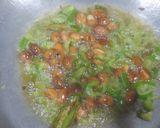 A picture of step 3 of Capsicum Masala Bhaat with Leftover Rice.