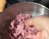 A picture of step 2 of Eggless Tutti Frutti Red Velvet Cookies.