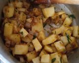 A picture of step 6 of Aromatic Pea & Mint Soup.