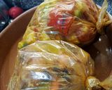صورة لخطوة 6 من وصفة دجاج وخضار بكيس الشواء 🍗🫑🥕