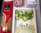 Foto del paso 1 de la receta: Espagueti sencillo (bacon y aguacate)