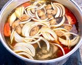 Hình bước làm 4 của món Bún Đầu Cá Thu