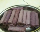 Foto langkah ke 6 dari resep Dadar gulung ubi unggu. Inti kelapa jagung.