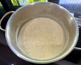 Hình bước làm 2 của món Soup khoai tây kem nấm