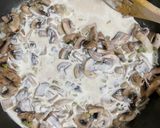 Foto del paso 7 de la receta: Fettuccini con salsa de champiñones al verdeo