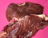 A picture of step 1 of Pan grilled beef.