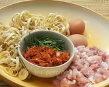 รูปขั้นตอนการทำที่ 1 ของ ห่อหมกหัวปลีใส่ไก่