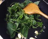 肉燥地瓜葉（素，長輩版）的食譜步驟1照片