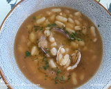 Foto del paso 7 de la receta: Judías blancas con almejas y crema de bogavante 🦞🦞