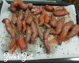 A picture of step 2 of Seasoned Baked Sweet Potatoes.