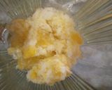 A picture of step 1 of Raw Mango instant Cooler.
