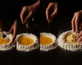 Foto del passaggio 1 della ricetta Tortelli in crema di castagne e in brodo affumicato