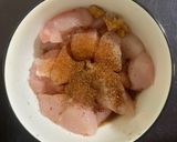 รูปขั้นตอนการทำที่ 2 ของ ไก่ป๊อปคลีน หม้ออบลมร้อน โปรตีนสูง