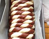 Une image de l'étape 7 de Brioche marbré, torsadé et fourré.