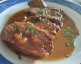 Foto del paso 8 de la receta: Solomillo de Cerdo en Salsa de Naranja, Humo, Miel y Barbacoa