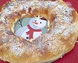 Foto del paso 13 de la receta: Tortell de reis relleno de ganache de chocolate blanco y mascarpone - 2025 (Roscón)
