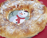 Foto del paso 13 de la receta: Tortell de reis relleno de ganache de chocolate blanco y mascarpone - 2025 (Roscón)