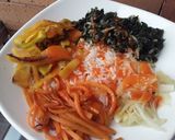 Foto del paso 6 de la receta: Bibimbap🍚🥗 vegetariano🍳...🤔