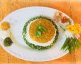 Tricolour baked Spinach Paneer Rice recipe step 6 photo