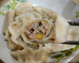 A picture of step 5 of Pork, Celery, and Corn Dumplings.