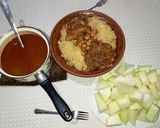صورة لخطوة 1 من وصفة فرمسة برقبة الخروف واش نقلكم روعة 😋