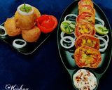 A picture of step 10 of Stuffed tomato bonda.