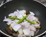 A picture of step 3 of Telangana Style Bagara Quinoa.
