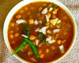 A picture of step 4 of Kabuli Chana Chole.