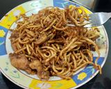 Foto langkah ke 1 dari resep Keto Stir Fried Chicken Noodles |High Protein, Low Calorie, Sugar Free.