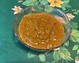 Une image de l'étape 5 de Sauce à la moutarde aigre douce, épices, tomate et romarin.
