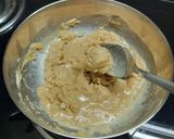 A picture of step 2 of Sukhadi or Godpapdi.