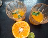 A picture of step 2 of Orange Mocktail.