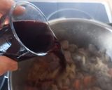 Foto del paso 7 de la receta: 282. Ternera al Strogonoff con vino tinto y arroz blanco