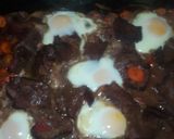 Foto del paso 10 de la receta: Carne al horno con guarnición de papas y huevo