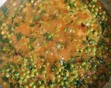 A picture of step 4 of Methi matar malai (dhaba style).